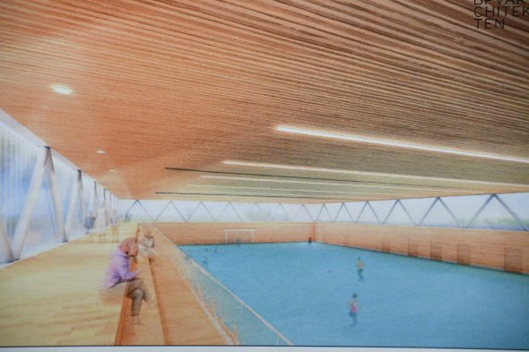 Vorentwurf Neubau Sporthalle