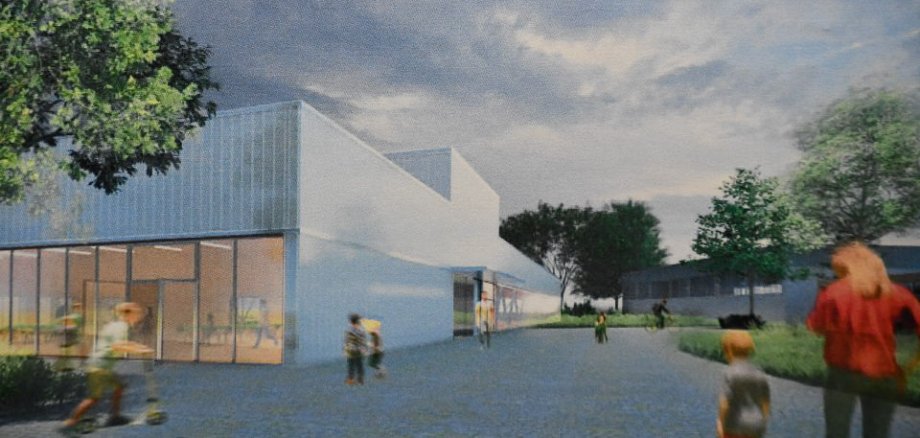 Vorentwurf Neubau Sporthalle