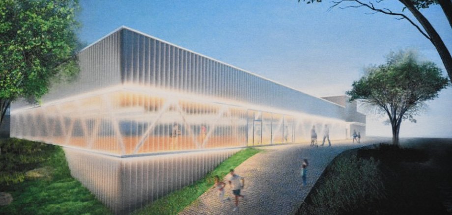 Entwurf Neubau Sporthalle