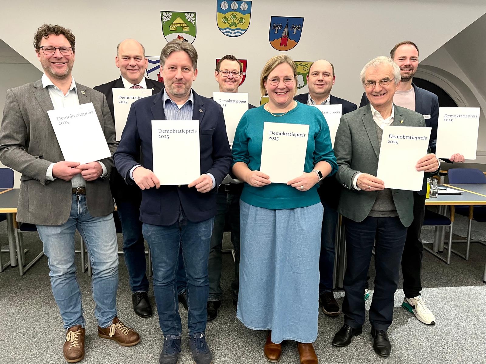 Demokratiepreis für die Bürgermeister Demokratiepreis für die Bürgermeister