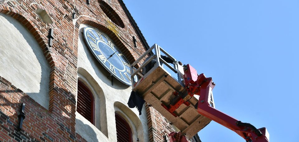 Kirchturmuhr St.-Jürgen-Kirche Gettorf Südseite