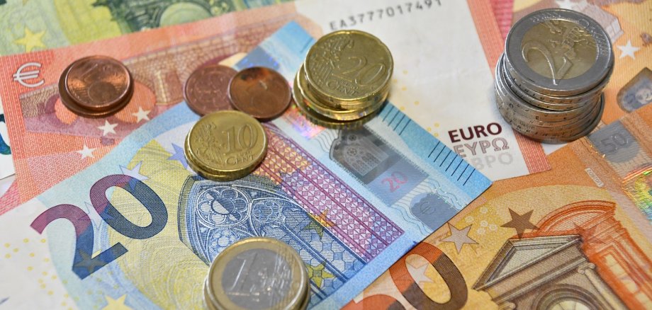 Geldspritze für Sporthalle