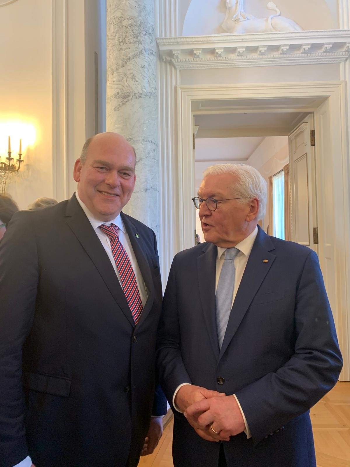 Jens Krabbenhöft trifft Bundespräsident Steinmeier