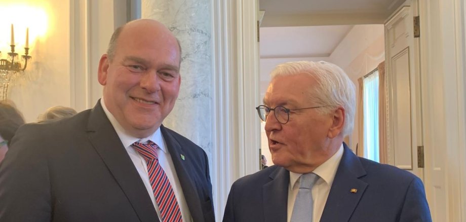 Jens Krabbenhöft trifft Bundespräsident Steinmeier