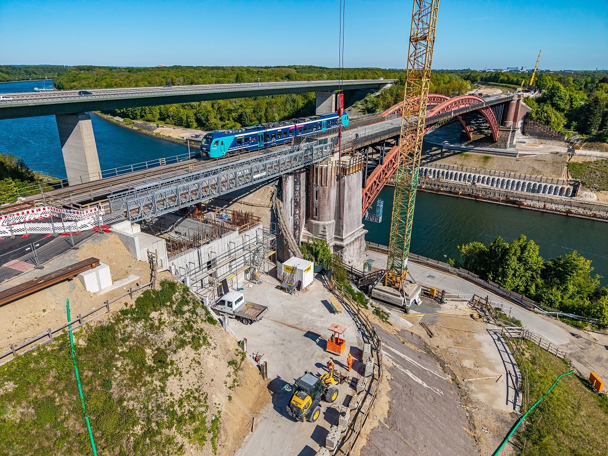 NOK Neubau der Hochbrücke Levensau