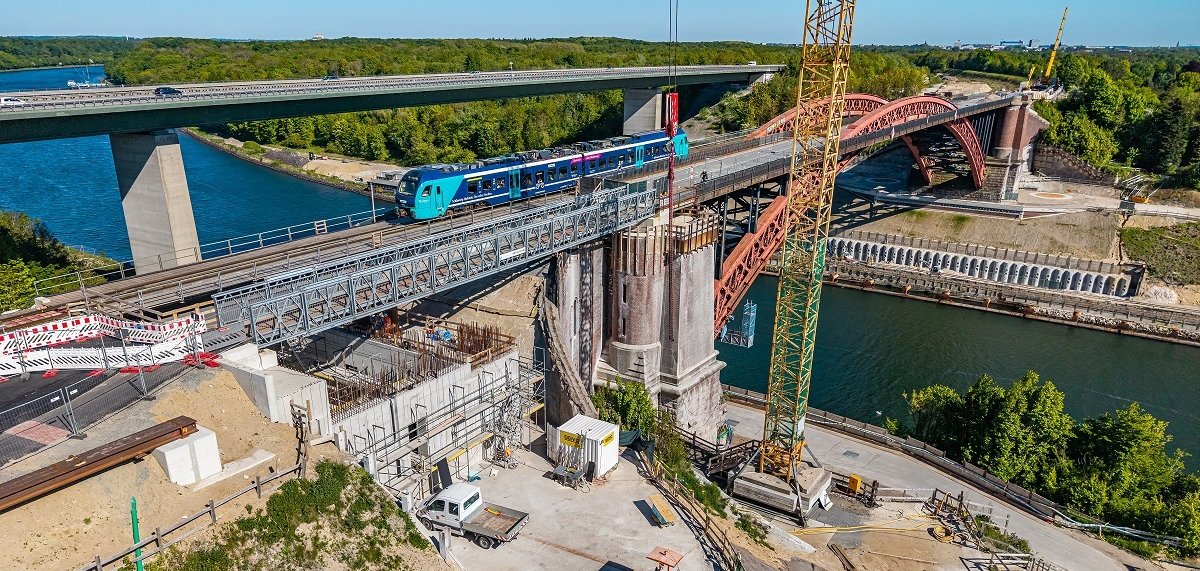 NOK Neubau der Hochbrücke Levensau