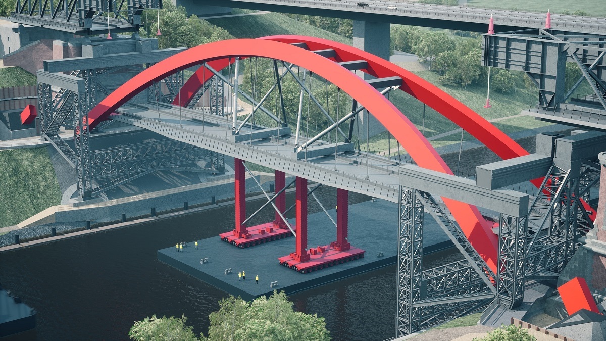 Neue Erste Levensauer Hochbrücke Neue Erste Levensauer Hochbrücke