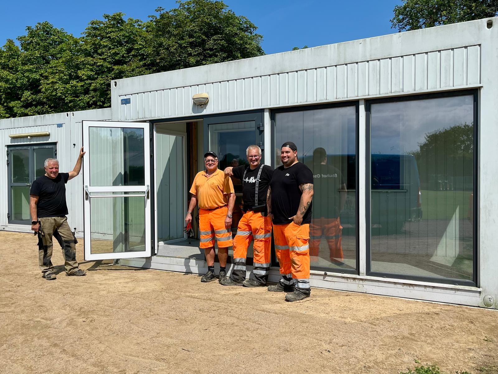 Umkleide-Container für den OSV