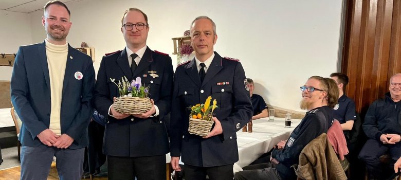 BM vereidigt Wehrführer BM vereidigt Wehrführer