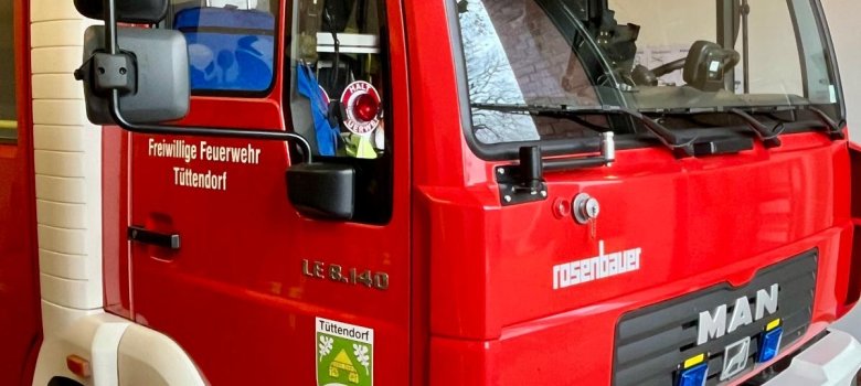 Löschfahrzeug Feuerwehr Tüttendorf